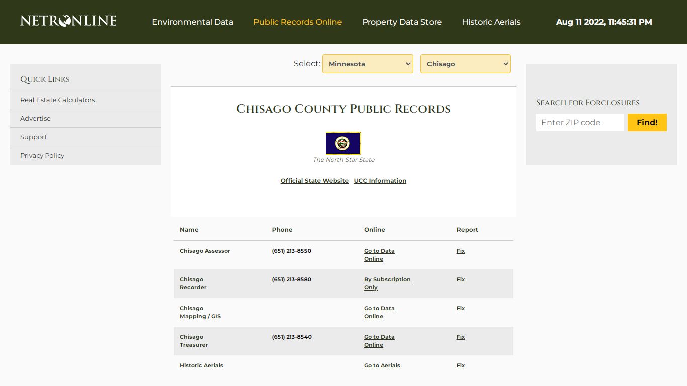 NETR Online • Chisago • Chisago Public Records, Search ...